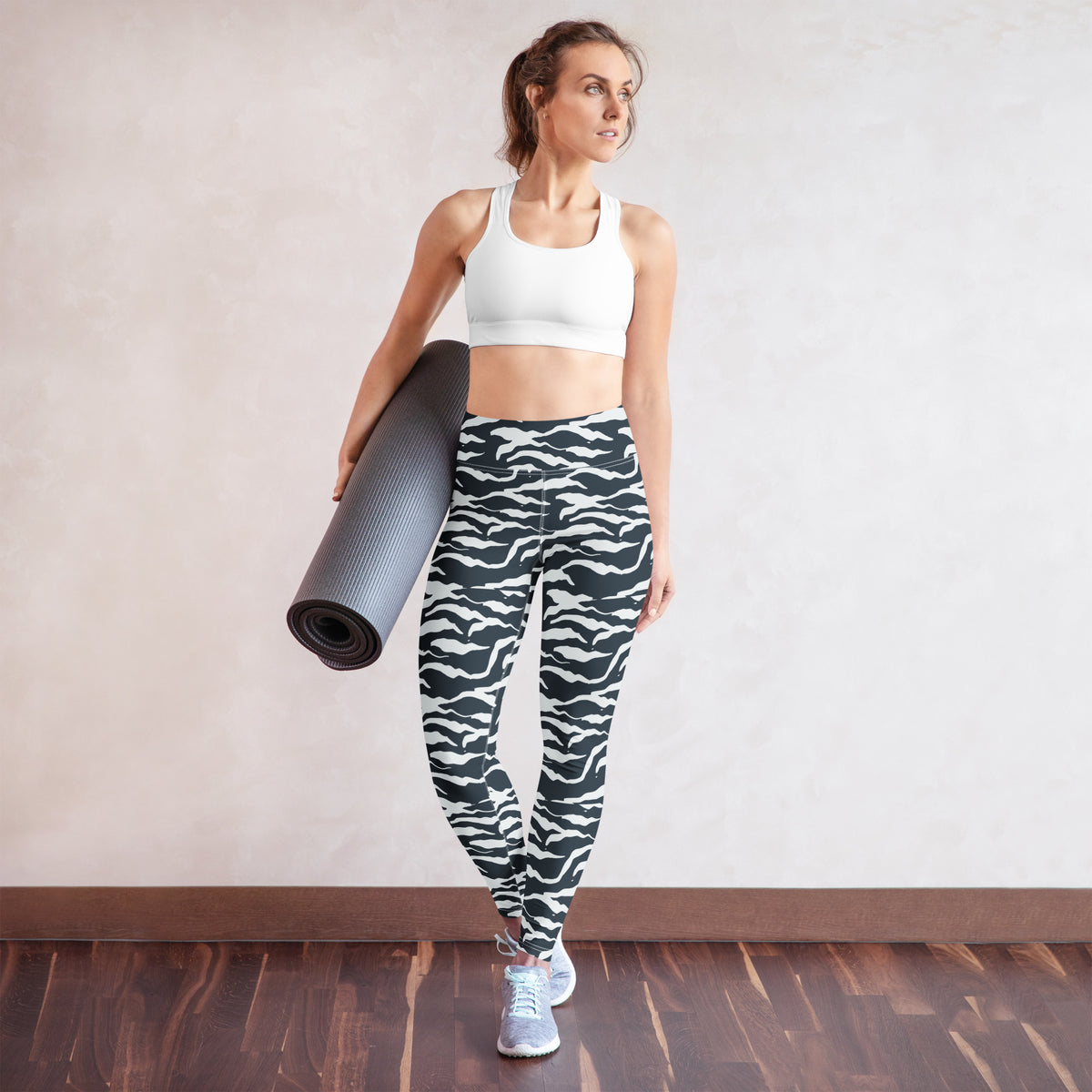 Shop Cool Camo Pattern Yoga Leggings in Wavy Organic Stripes Active Wear to bring bold, flowing camo style and versatile comfort to every workout. Move with confidence in Camo Pattern Yoga Leggings in Wavy Organic Stripes, designed for a bold look, flexible comfort, and everyday flow. Buy Camo Pattern Yoga Leggings in Wavy Organic Stripes for statement-making style, supportive stretch, and comfort from studio to street.