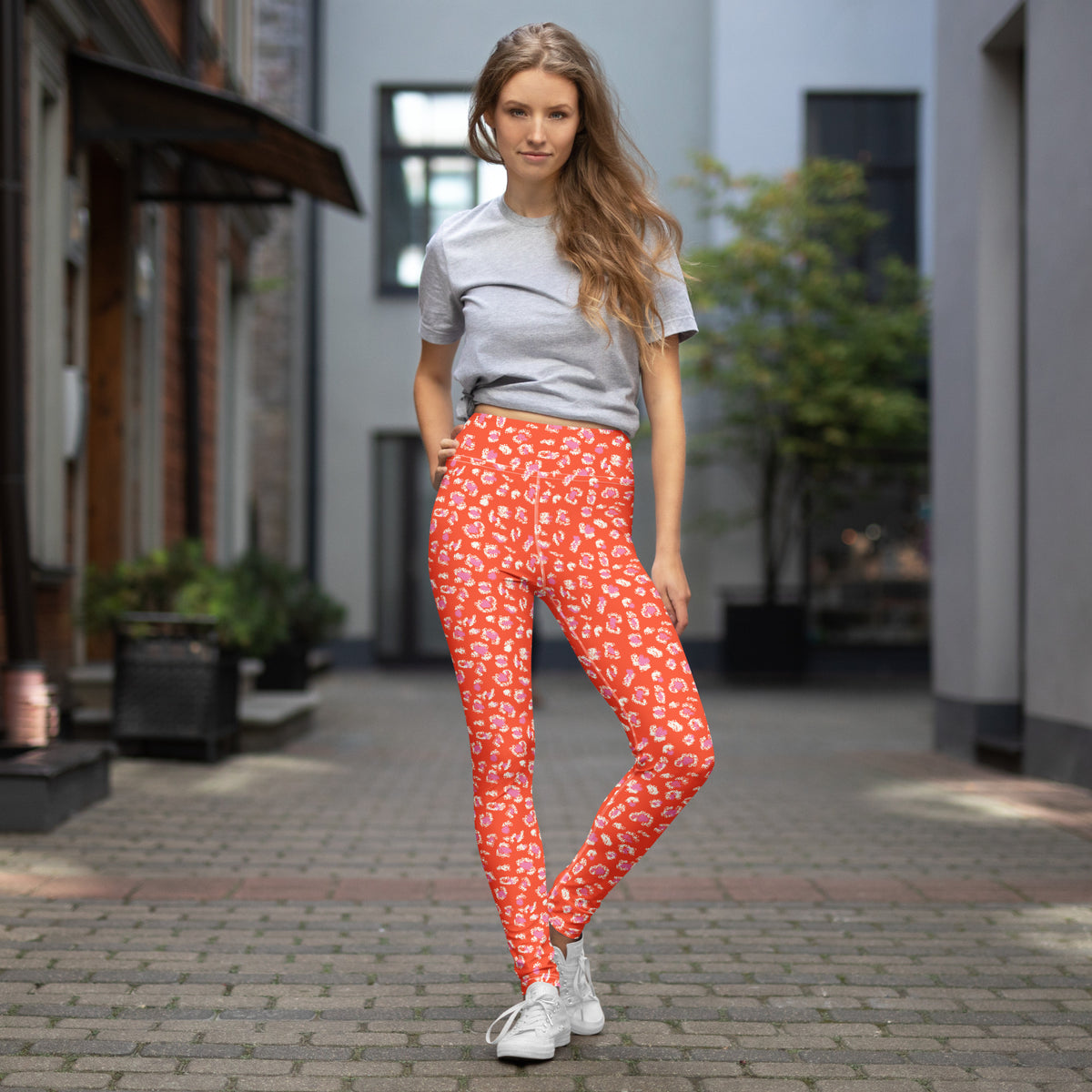 Cute Bold Orange Leopard Print Women's Yoga Leggings for Active Wear Shop Bold Orange Leopard Print Women's Yoga Leggings for eye-catching activewear with a flattering fit, all-day comfort, and wild confidence. Move with confidence in Bold Orange Leopard Print Women's Yoga Leggings, designed for standout studio looks, easy movement, and everyday wear. Buy Bold Orange Leopard Print Women's Yoga Leggings bring fierce style and flexible comfort to every workout, stretch, and casual day.