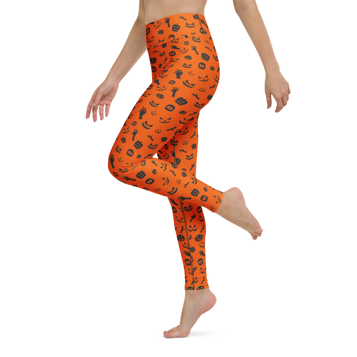 Shop Unique Orange Halloween Leggings with Cute Spooky Pattern Activewear for playful seasonal style, comfy wear, and festive fall outfits. Add festive flair with Orange Halloween Leggings with Cute Spooky Pattern—perfect for cozy, playful Halloween style all season long. Buy Orange Halloween Leggings with Cute Spooky Pattern, a fun and comfortable choice for parties, fall days, and spooky season.