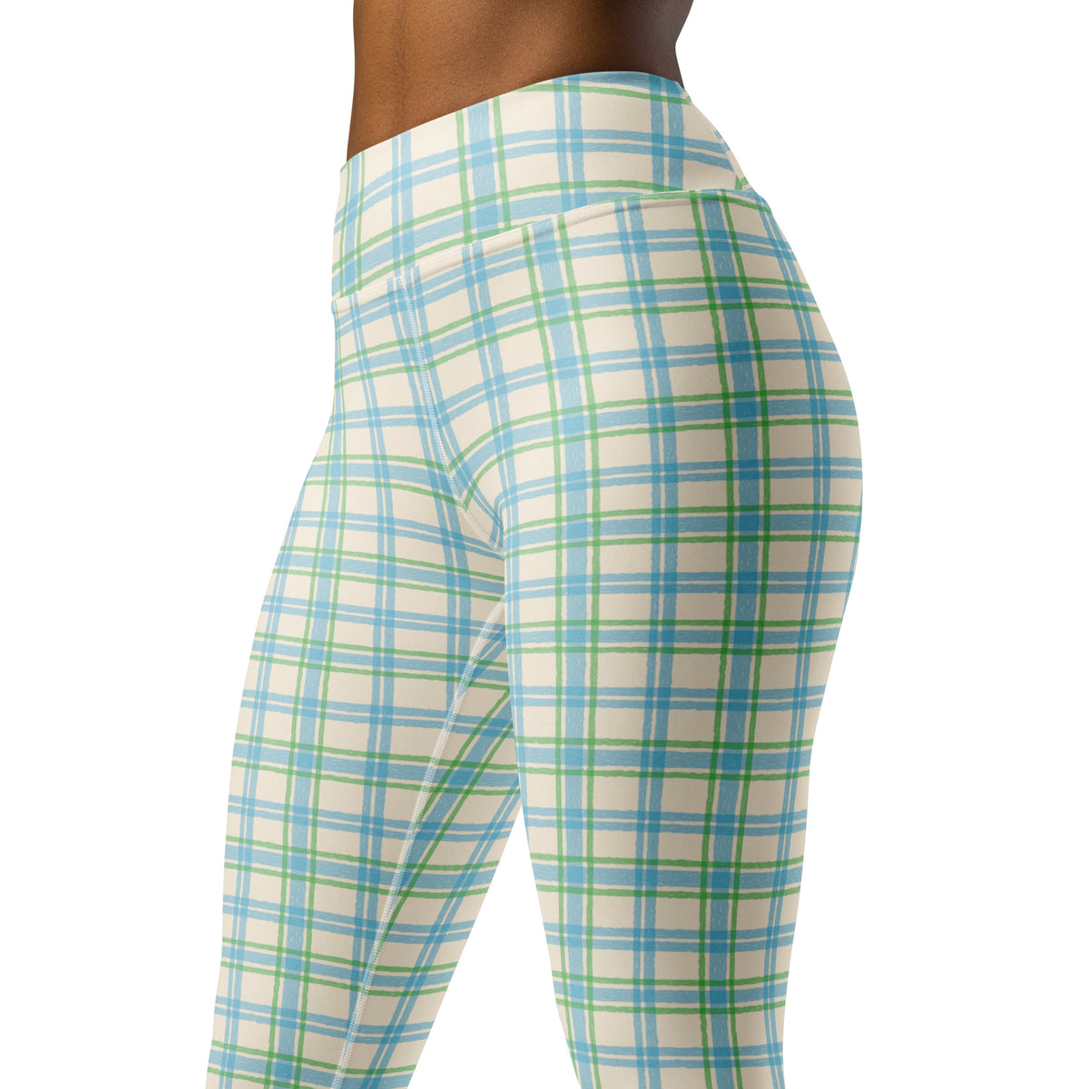 Soft Green Pastel Plaid Checkered Yoga Leggings blend stretchy comfort and standout style for workouts, lounging, and everyday movement. Shop Soft Green Pastel Plaid Checkered Yoga Leggings for a fresh, playful look that moves from yoga sessions to casual days. Buy Soft Green Pastel Plaid Checkered Yoga Leggings, a chic statement piece for studio practice, errands, and relaxed outfits.
