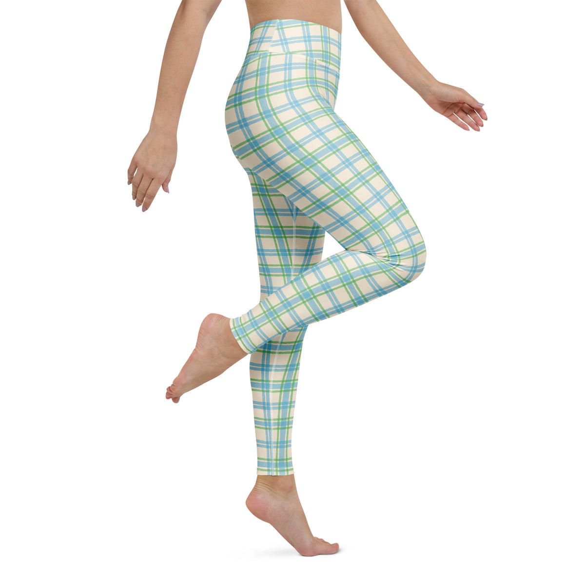 Soft Green Pastel Plaid Checkered Yoga Leggings blend stretchy comfort and standout style for workouts, lounging, and everyday movement. Shop Soft Green Pastel Plaid Checkered Yoga Leggings for a fresh, playful look that moves from yoga sessions to casual days. Buy Soft Green Pastel Plaid Checkered Yoga Leggings, a chic statement piece for studio practice, errands, and relaxed outfits.