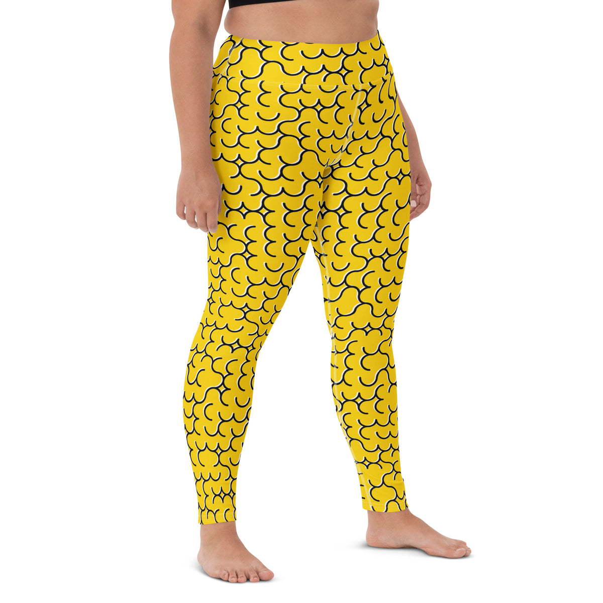 Cute Yellow Pop Art Geometric Cloud Yoga Leggings for Active Wear Shop Yellow Pop Art Geometric Cloud Yoga Leggings for Active Wear for stretchy support, eye-catching color, and confidence from studio to street. Elevate every flow with Yellow Pop Art Geometric Cloud Yoga Leggings for Active Wear—designed for comfortable movement and bold everyday looks. Move boldly in Yellow Pop Art Geometric Cloud Yoga Leggings for Active Wear, featuring a vibrant print, flexible comfort, and standout style.